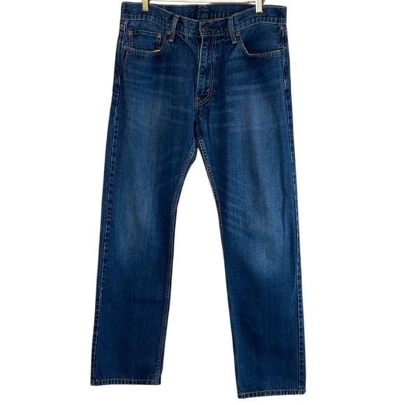 Levi’s Men’s 514 Black Tag Straight Leg Jeans Blue Medium Wash Denim 36 34 - Picture 8 of 8